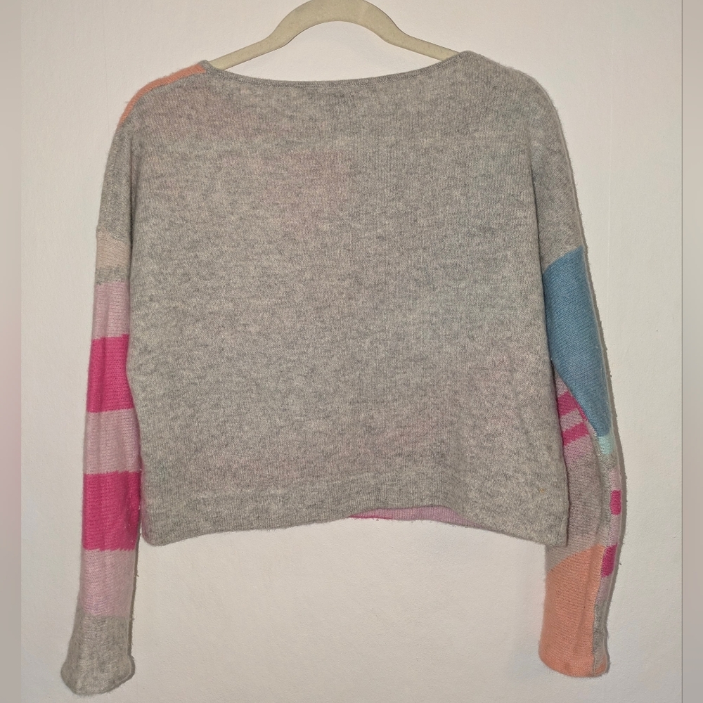 Cashmere Palm Tree  Sweater Multicolor - Picture 2 of 4
